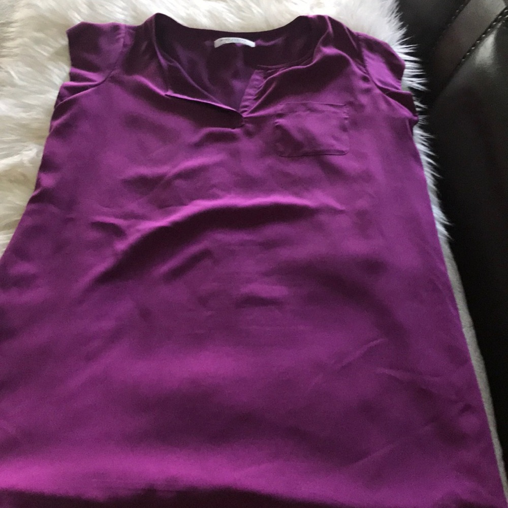 Magenta mini dress